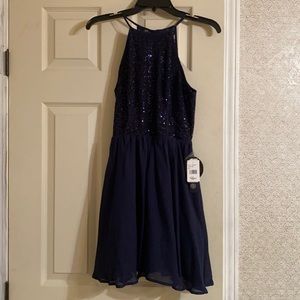 Navy Homecoming Dress!! Bought at dillards, new with tags!!